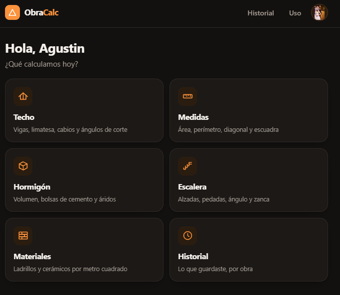 Calculadora de obra